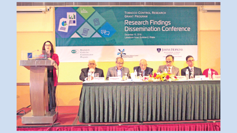 Research Findings Dissemination Conference on Tobacco Control held in Bangladesh
