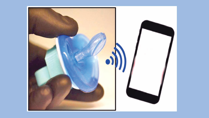 High-tech pacifier 
might monitor baby's 
blood sugar