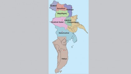 Noakhali Sadar Upazila Map Noakhali District | Independent