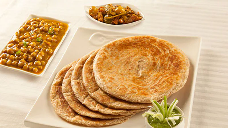 Onion garlic parantha recipe